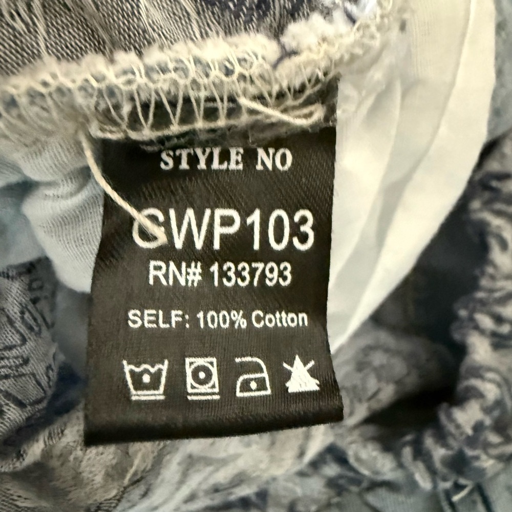 POL Patchwork Patchwork Denim Joggers NWOT - image 12